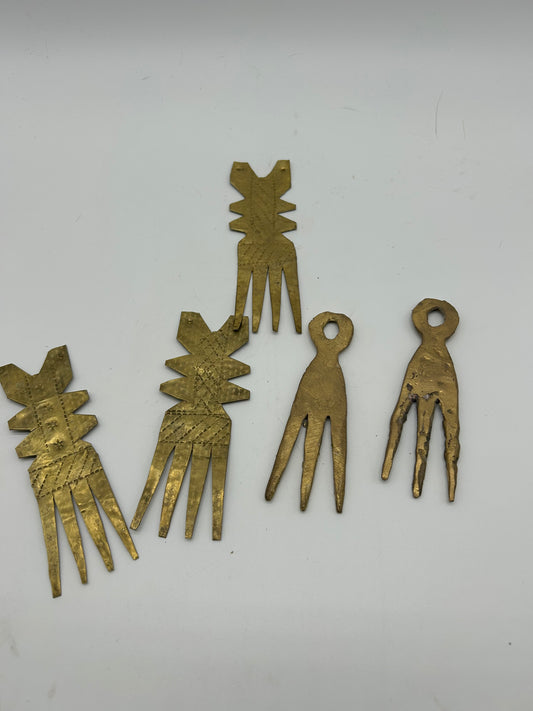 Iyari- Osun Brass Hair Decor
